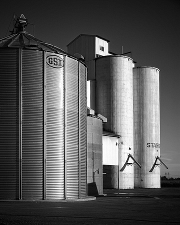 Rice Dryer Silos on Highway 99 - Butte County, California - February 4, 2006