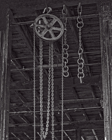 Pulley & Chain - Gladding McBean Manufacturing - Lincoln, California - March 4, 2006