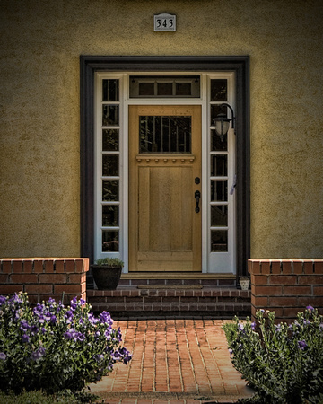343 Front Door, Chico, California - June 17, 2009