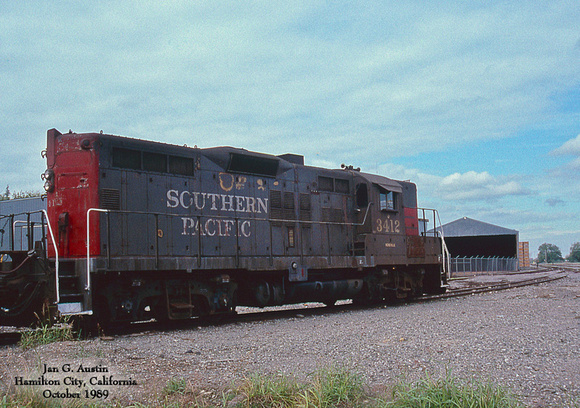 SP 3412 - Hamilton City, California - October 1989